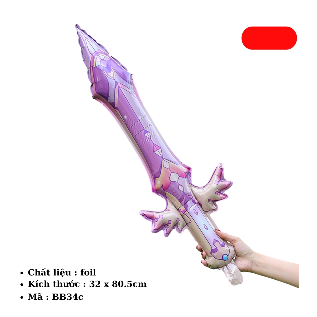 Set 10 Bóng bay cầm tay - SKU : BB34 - (VAT: 011-02-15)