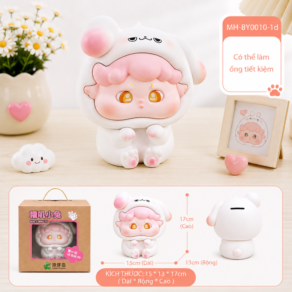 Mô Hình Các Con Vật Cosplay Hình Thú Dễ Thương Size Nhỏ KT 15*13*17cm - SKU : MH-BY0010-1 - (VAT: MH003)