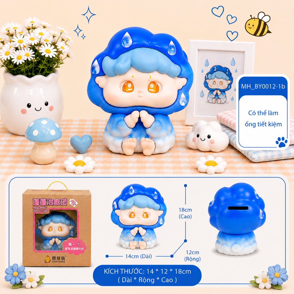 Mô Hình Các Con Vật Cosplay Thời Tiết Size Nhỏ KT 14*12*18cm - SKU : MH-BY0012-1 - (VAT: 002-09-90)