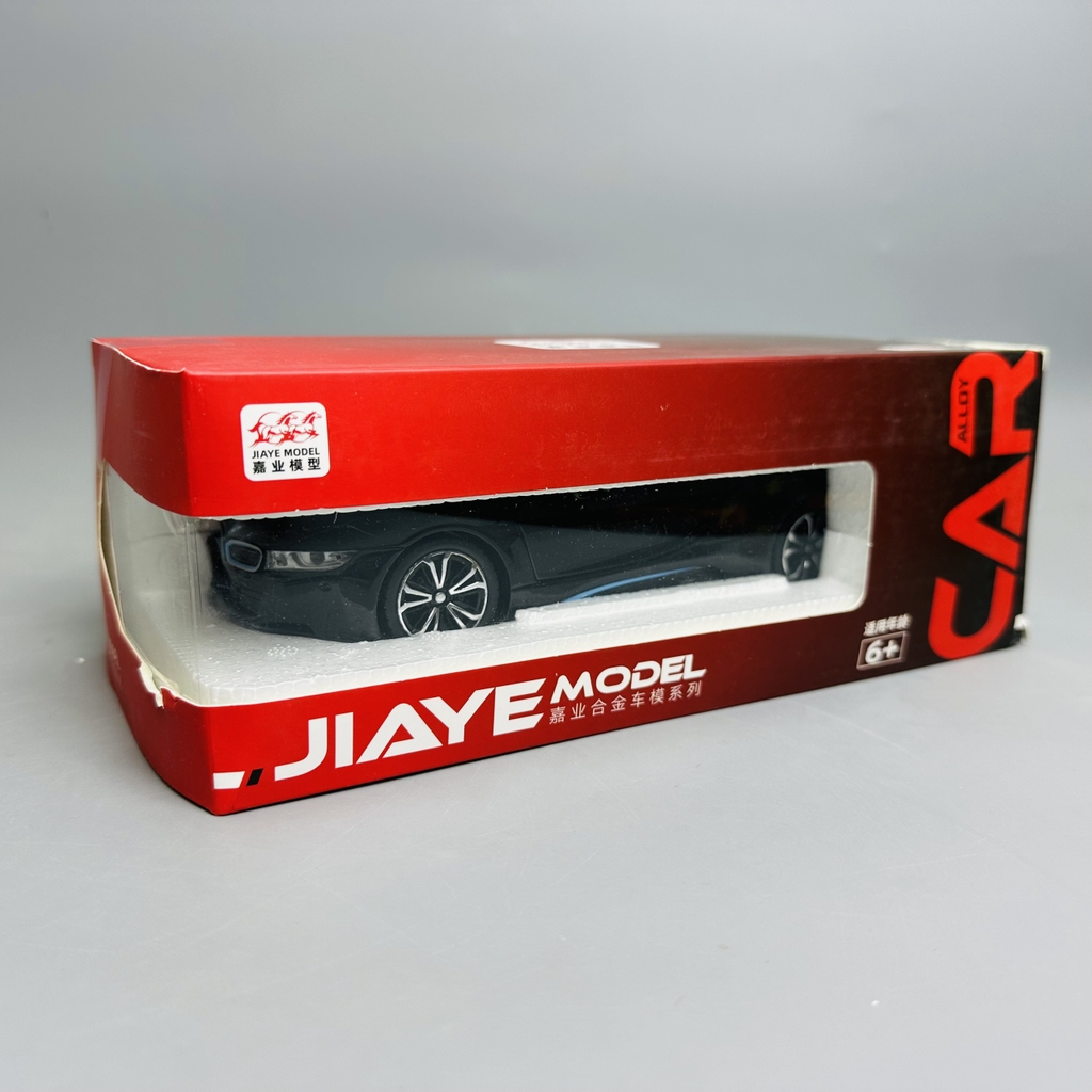 Mô Hình xe bmw i8 màu đen tỉ lệ 1:22 Hợp kim có thể mở cửa - bánh sau chạy cót - Dài 21cm - rộng 9cm - cao 5cm - nặng : 800gram - FULL BOX : box màu SKU : oto293 - N3-K8-T3-S4