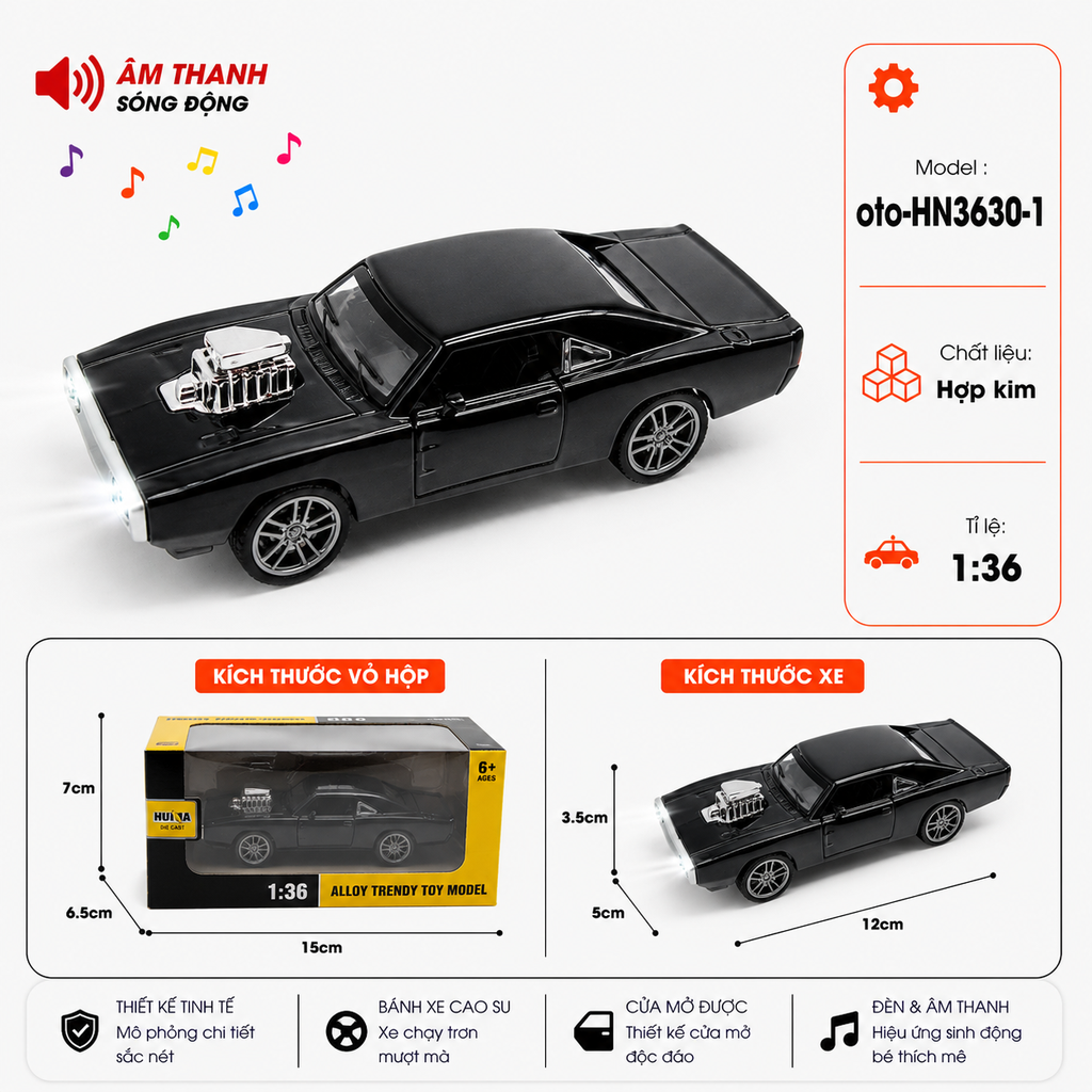 Xe thể thao nhiều kiểu dáng ( Có Đèn , Có Nhạc ) . Chất liệu hợp kim , tỉ lệ 1:36 - SKU : oto-HN3630-1 - ( VAT : 103-01-35 )