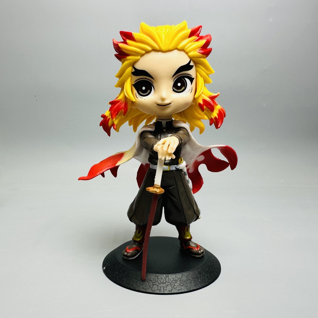Mô Hình POP Kimetsu No Yaiba Rengoku Viêm trụ dáng đứng cao 15cm - Nặng : 300gram - Figure Thanh gươm diệt quỷ - Bọc Túi Opp - Hộp màu - N1-K38-T1-S9