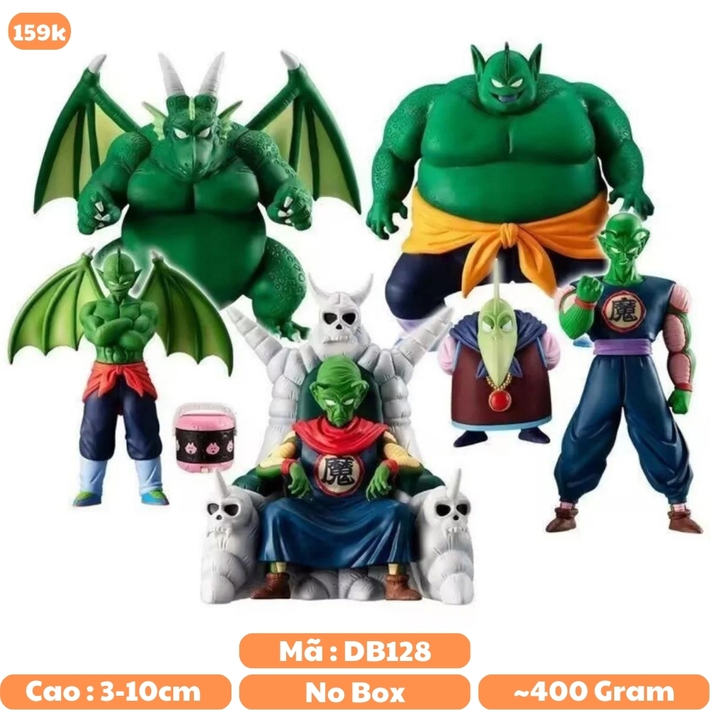 Mô Hình DragonBall Compo Đại Ma vương Picolo cao 3-10cm - nặng 400gram - Figure DragonBall - No Box - N3-K50-T2-S2