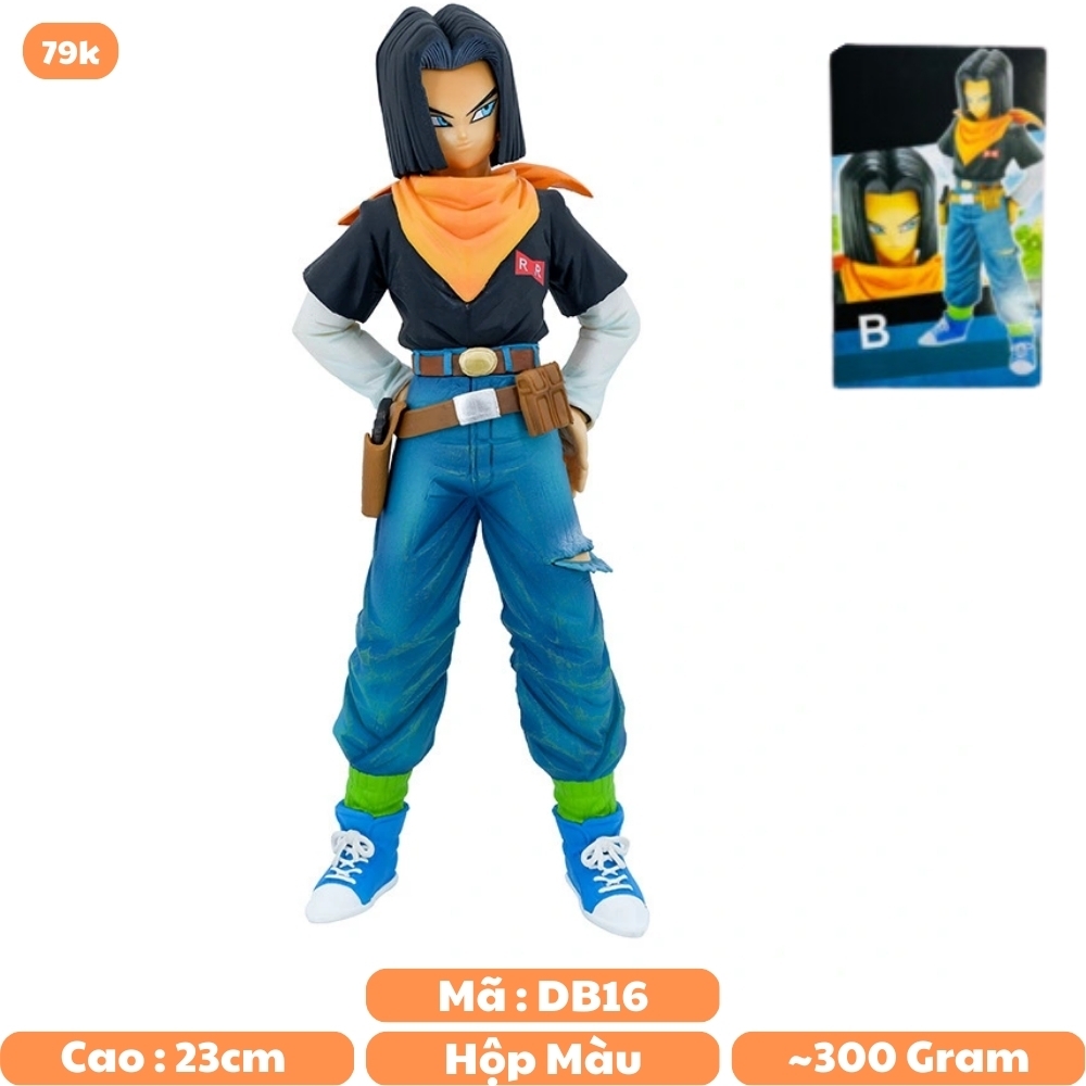 Mô Hình DragonBall Android số 17 hàng cao cấp siêu chất cao 23.5 cm - Figure DragonBall - N1-K22-T3-S1