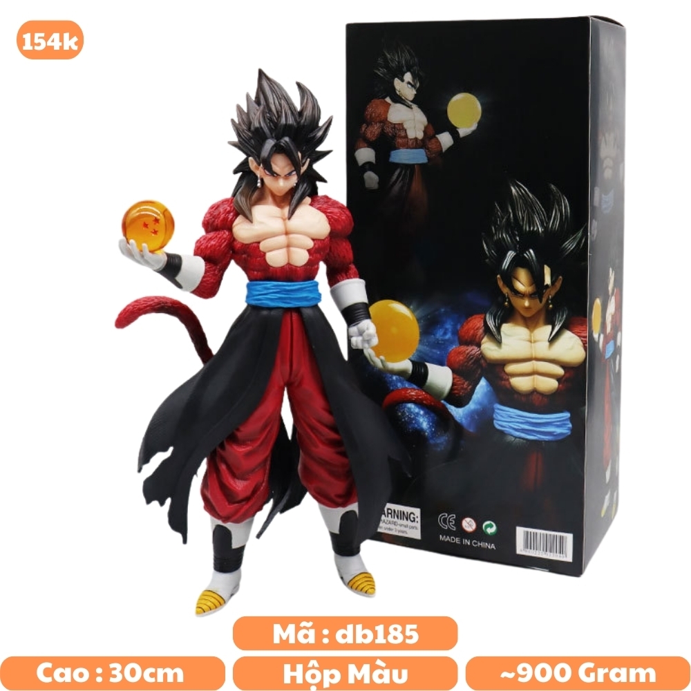Mô Hình Gogeta ssj4 cầm ngọc rồng - Cao 30cm - rộng 14cm - nặng 900gram - Phụ kiện : đuôi + ngọc rồng - Có box : bọc túi OPP - có hộp màu - N1-K23-T1-S3