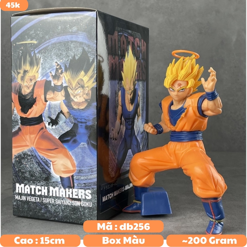 Mô hình DragonBall SonGoku chiến đấu - Cao 15cm -nặng 200gram - Dragon Ball - Hộp Màu