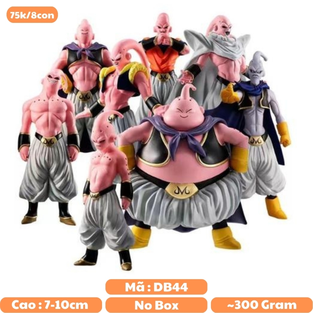 Mô Hình DragonBall Cả Bộ 8 MaBu nhiều dạng biến thể siêu ngầu cao 7-10cm - Figure DragonBall - no box - N3-NVS-S1