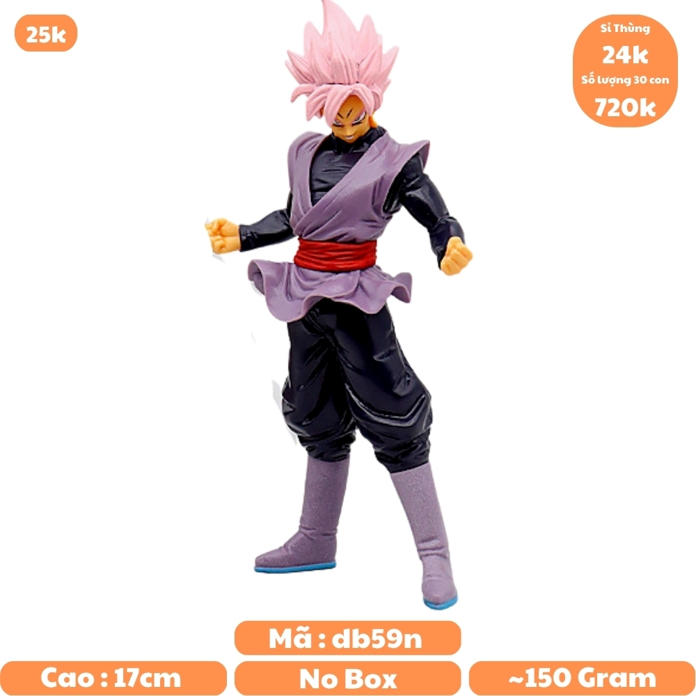 Mô hình DragonBall Songoku black cao 18cm - Bản Bộ  - Dragon Ball - No Box - N1-K2-T2-S3
