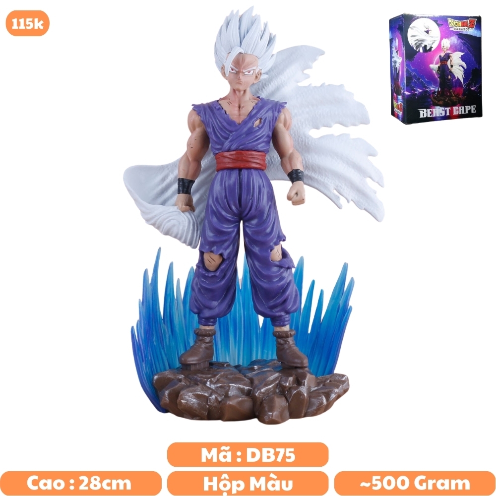 Mô Hình DragonBall Gohan Best bé siêu ngầu cao 25cm nặng 550 gram - Figure DragonBall - Có Hộp màu - N1-K37-T1-S9