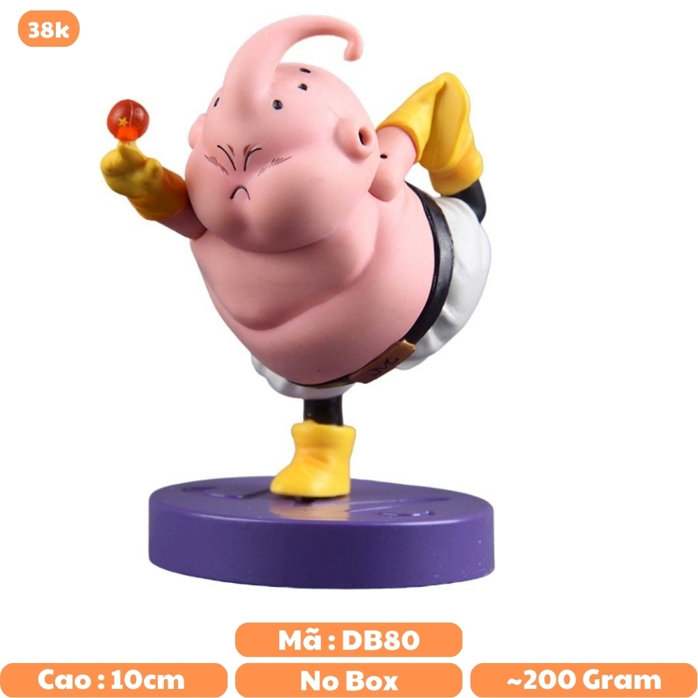 Mô Hình DragonBall MaBu tập múa cầm ngọc siêu dễ thương cao 10cm - Figure DragonBall - No Box - N1-K21-T1-S3