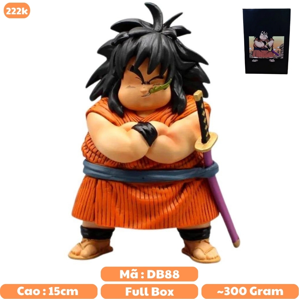 Hàng Cao Cấp -  Mô Hình DragonBall Yajirobe cao 15cm nặng 300g , Figure DragonBall - Có Hộp màu - N3-T5