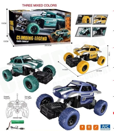 Đồ chơi Điều Khiển Từ Xa Rock Crawler Màu Ngẫu Nhiên - Dài 22.5cm - Rộng 14.5cm - Cao 11cm - Hộp Màu -SKU :DK-888-10 - ( Vat : DK001 ) - K55-T3-S6
