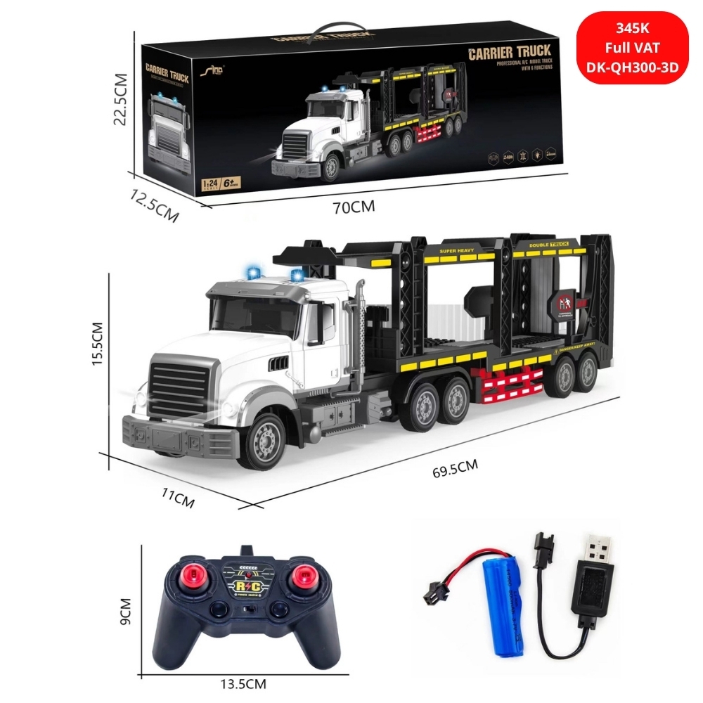 Đồ Chơi Ô tô Điều Khiển Từ Xa 6 Kênh Heavy Duty Truck- SKU: DK-QH300-3D ( VAT 009-02-200 ) - T1-K3-T4-S3