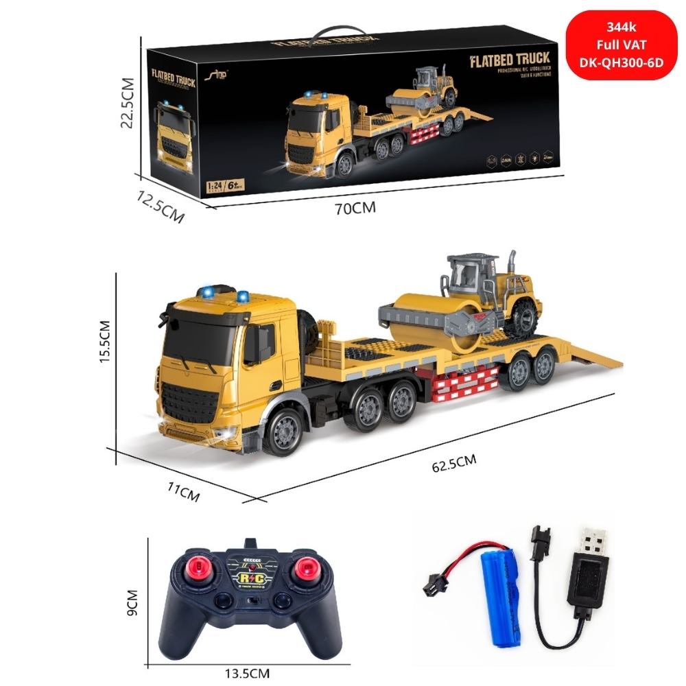 Đồ Chơi Xe Ô tô Điều Khiển Từ Xa 6 Kênh Single Layer Drag Roller Car- SKU: DK-QH300-6D ( VAT 009-02-200 ) - K142-T4-S12