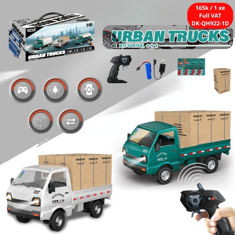 Đồ Chơi Xe Ô tô Điều Khiển Từ Xa 6 Kênh Mini Truck - SKU: DK-QH922-1D ( VAT 009-02-100)