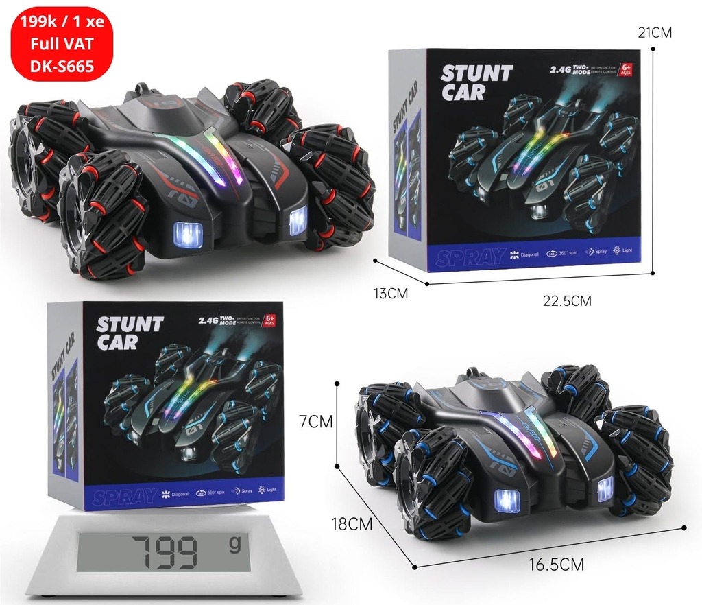 Đồ Chơi Xe Ô tô Điều Khiển Racing Car - SKU: DK-S665 - ( VAT 009-02-100 )