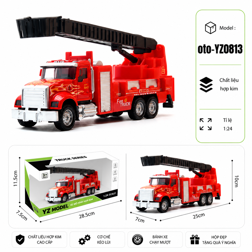Xe Quân Sự có nhiều kiểu dáng , chất liệu hợp kim , tỉ lệ 1:24 : SKU : oto-YZ0813 ( Vat : 103-15-50 )