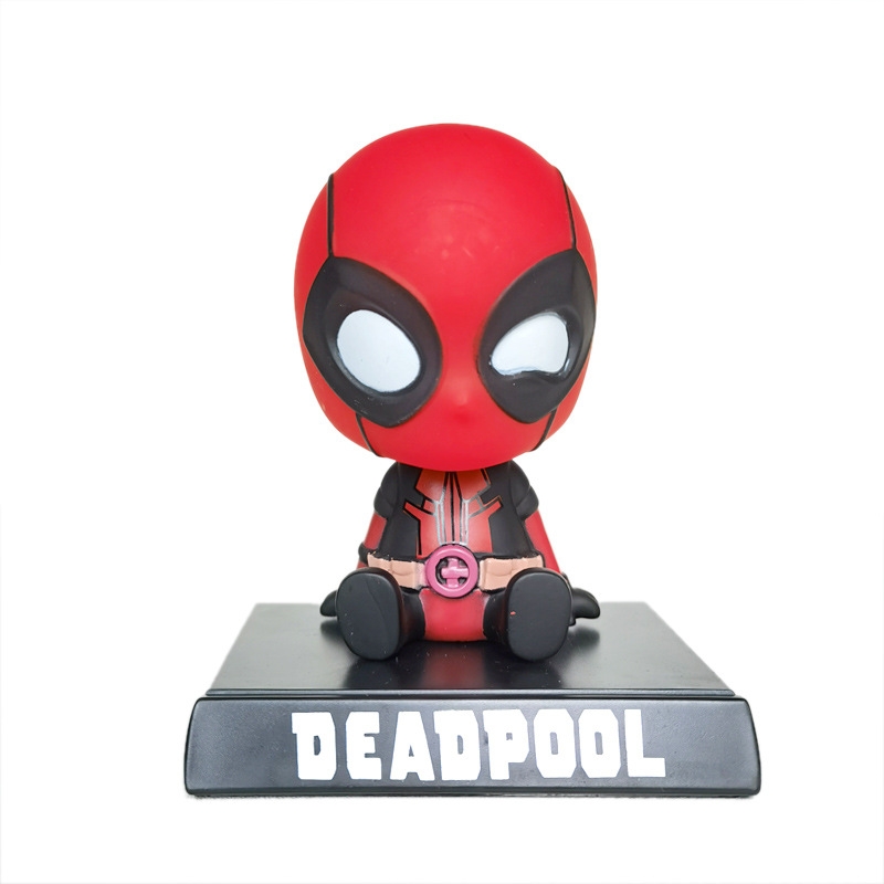 Mô Hình đồ chơi -  Deadpool Lắc Đầu - Marvel Comics - Bộ lắc đầu - Có Hộp Đẹp - N3-K24-T3-S2