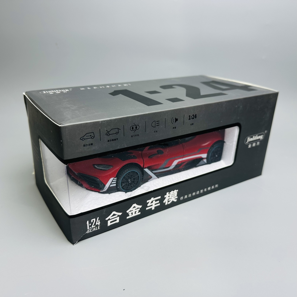 Mô Hình Xe Mercedes AMG ONE đỏ 1 :24 Hợp kim - Có tiếng - đèn pha sáng - Dài 21cm - rộng 9cm - cao 5cm - nặng ~ 1000gram - FULL BOX : box màu SKU : oto240 - N3-K12-T1-S1