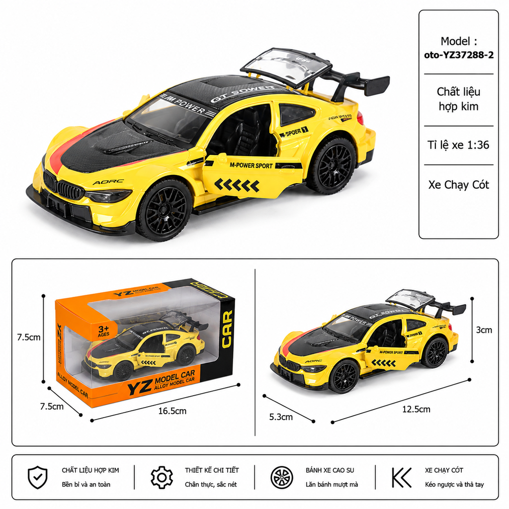 Mô Hình xe oto Bentley Continental GT hợp kim , tỉ lệ 1:36 - Dài 12.2cm - rộng 5.4cm - cao 3.2cm - SKU : oto-YZ37288-2 - ( Vat : 003-01-35 )