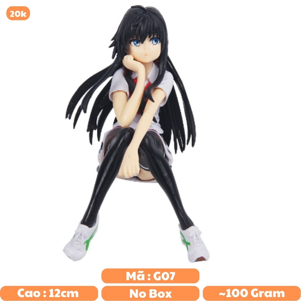 Mô Hình Yukino Yukinoshita dáng ngồi siêu đẹp cao 12cm - Figure Yukino Yukinoshita - N1-K43-T3-S2