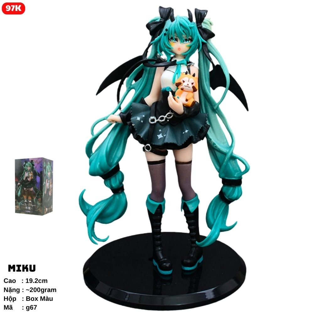 Mô hình Miku ôm tiểu quỷ - Cao 19.2cm - nặng 200gram - Box Màu - Figure Miku - SKU : g67 ( VAT : 002-05-60 )- K62-T2-S8