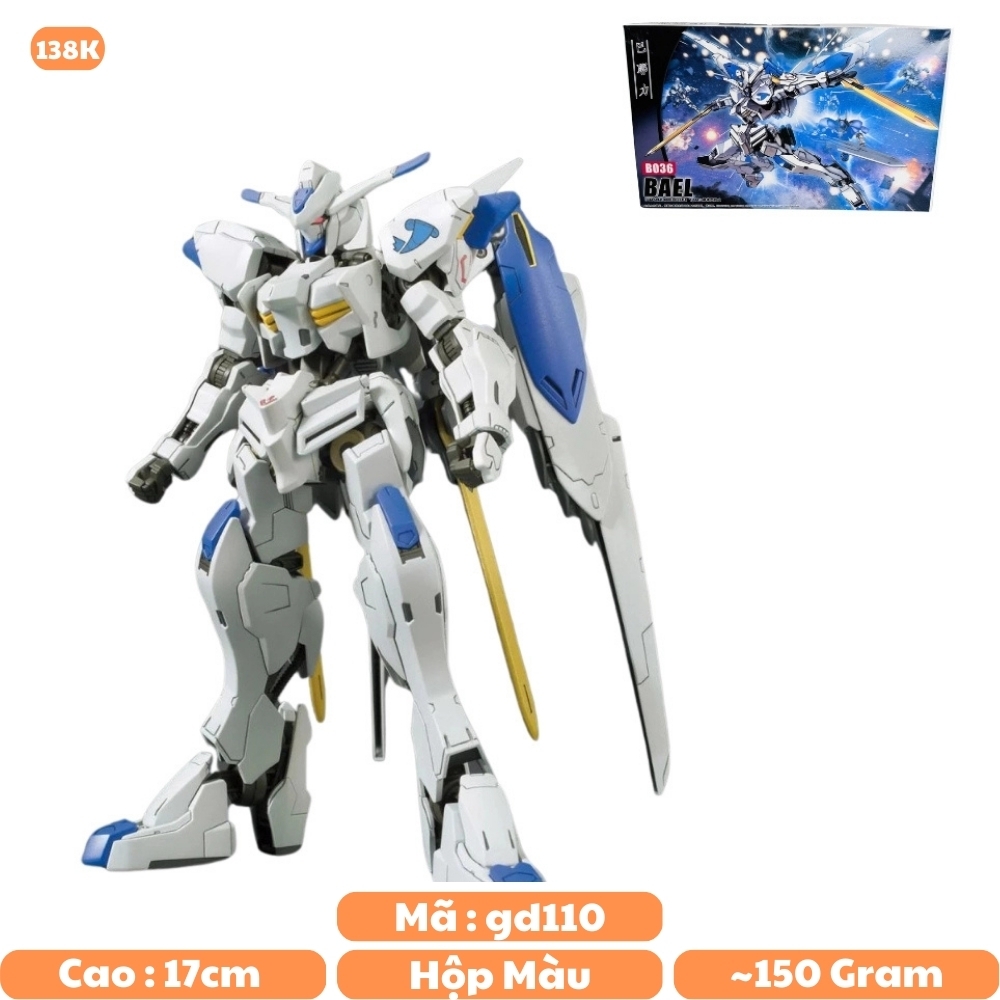 Mô hình Robot lắp ghép No Brand BO36 Cao 17cm - nặng 150gram - Có hộp màu SKU : gd110 - ( VAT :  006-01-90 )-  K32-T4-S10
