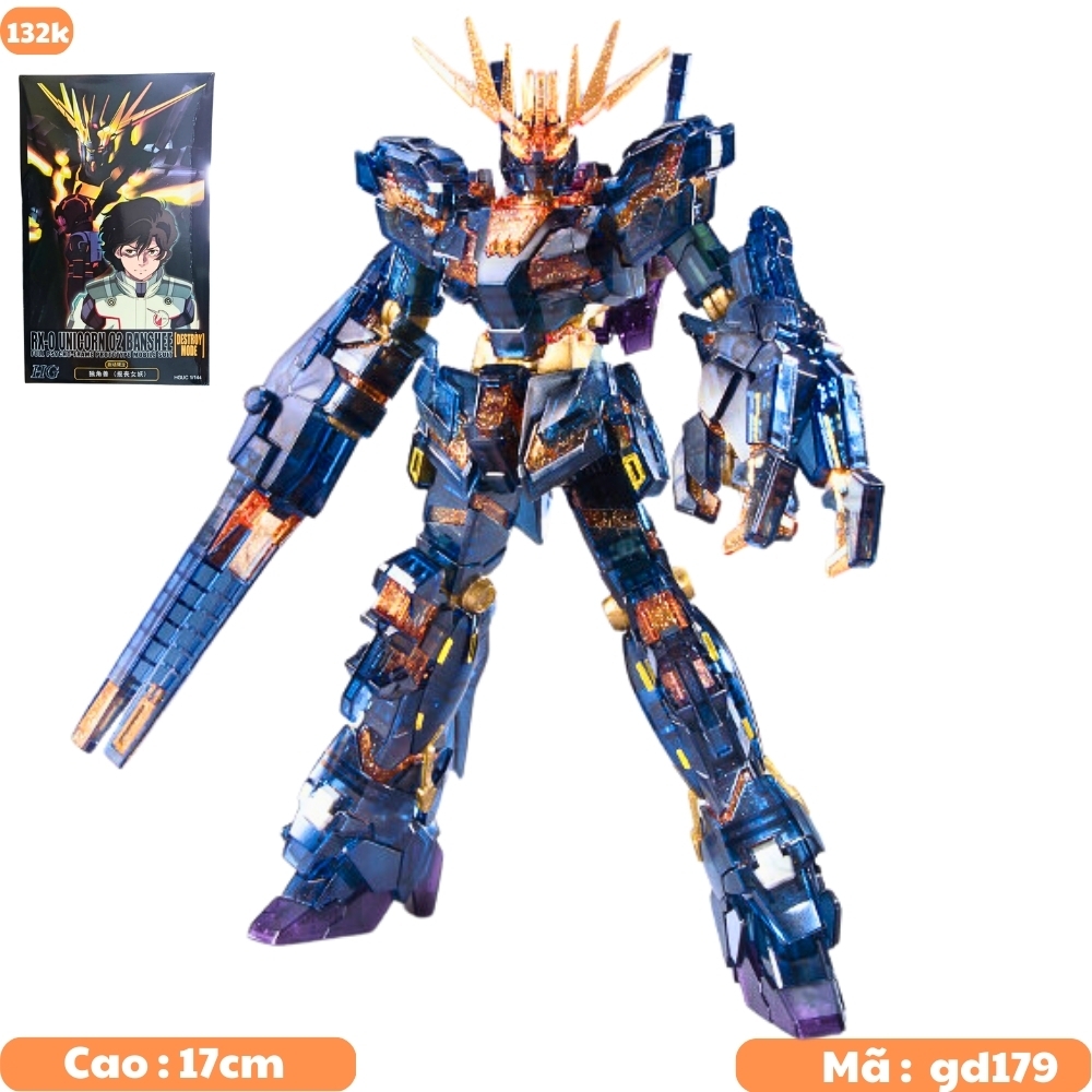 Mô hình Robot lắp ghép No Brand . Cao 17cm - Figure robot - Có hộp màu đẹp - gd179 - 76956 K31-T4-S12