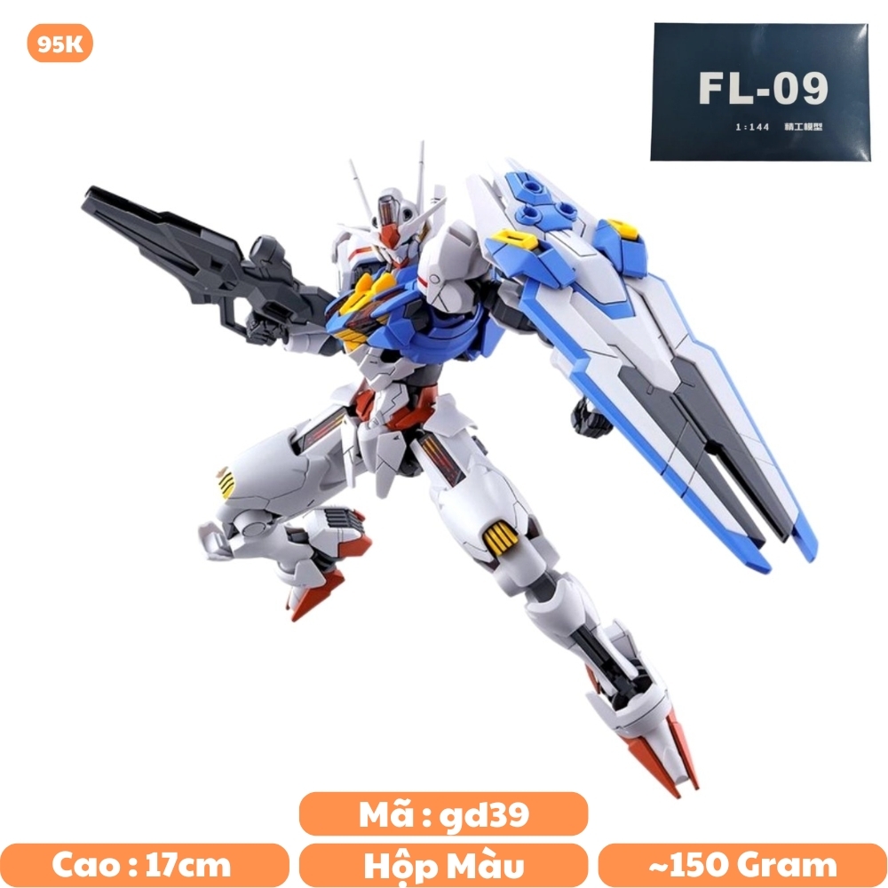 Mô hình Gundam XG - Gundam Mechanis aeral - Cao 17cm - nặng 150gram - Có BOX : box màu - SKU : FL-09 - Figure Gundam - Có hộp màu - N1-K2-T4-S1
