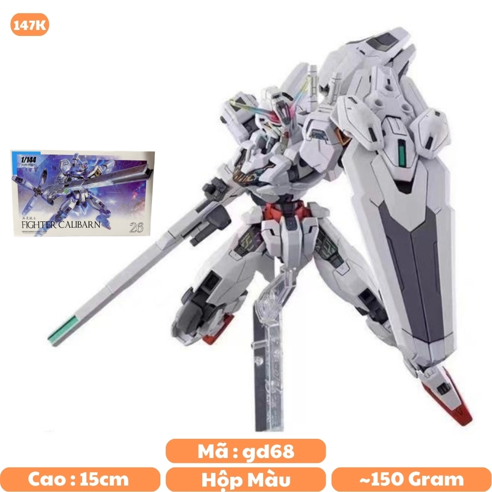 Mô hình lắp ráp HG TWFM 1/144 Gundam Calibarn - Cao : 15cm - Nặng : 200gram - SKU : Gundam 26 -( VAT :  006-01-120 )- K26-T4-S6