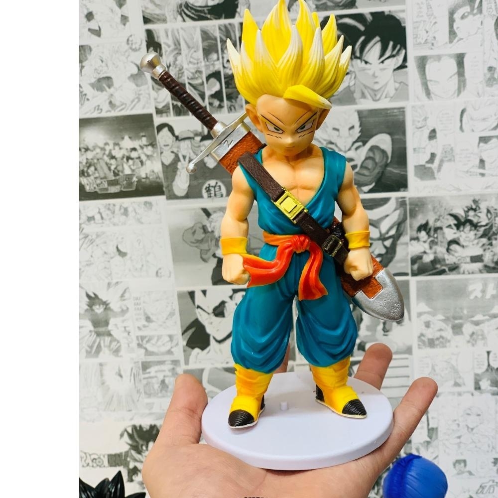 Mô Hình Dragon Ball Trunks đeo kiếm Hàng Cao Cấp siêu nét - cao 20cm - nặng 300g - DragonBall - No Box K4-T1-S10