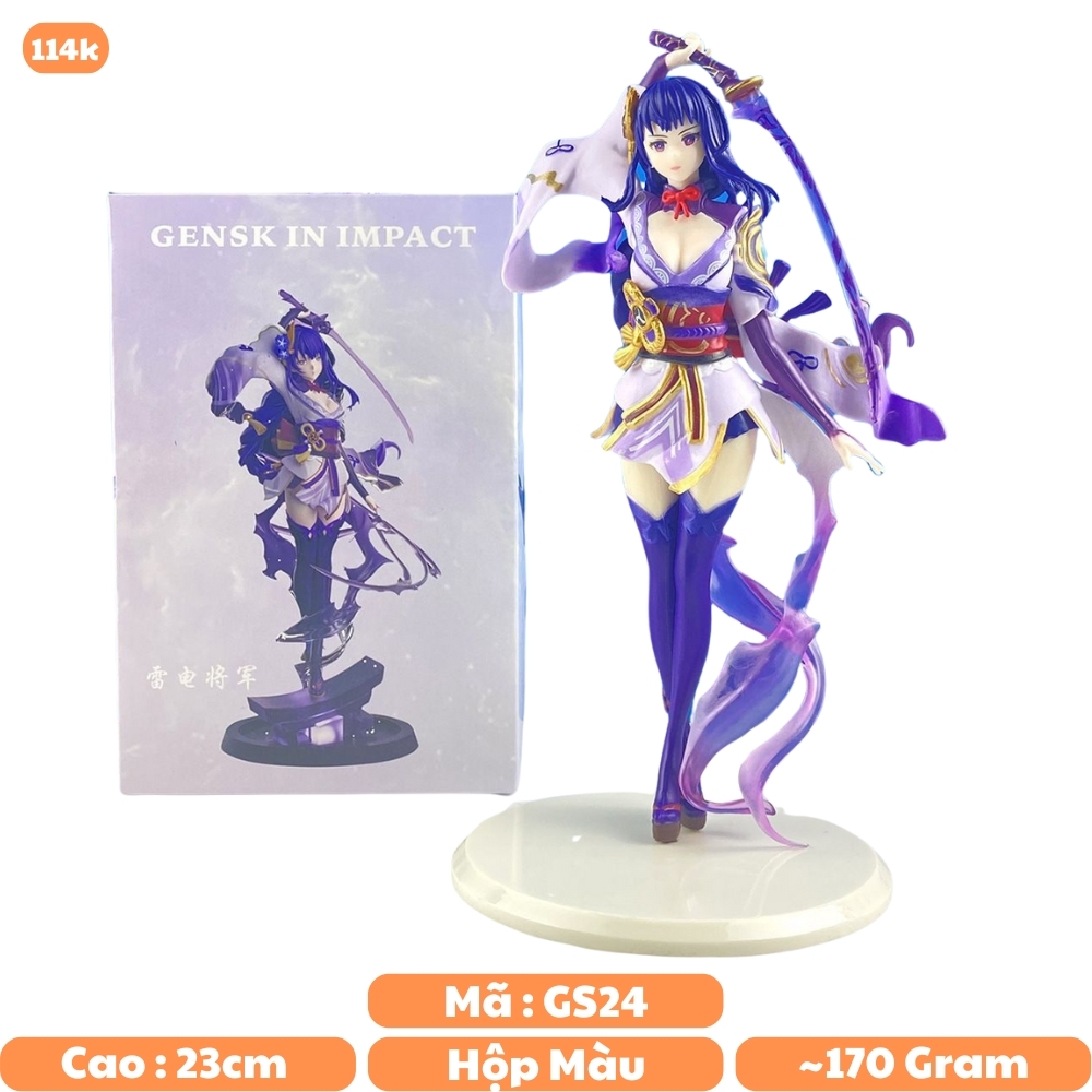 Mô Hình Genshin Impact Beelzebub siêu đẹp - cao 23cm - nặng 170 gram - Figure  Genshin Impact - Có Hộp màu - N1-K35-T2-S2