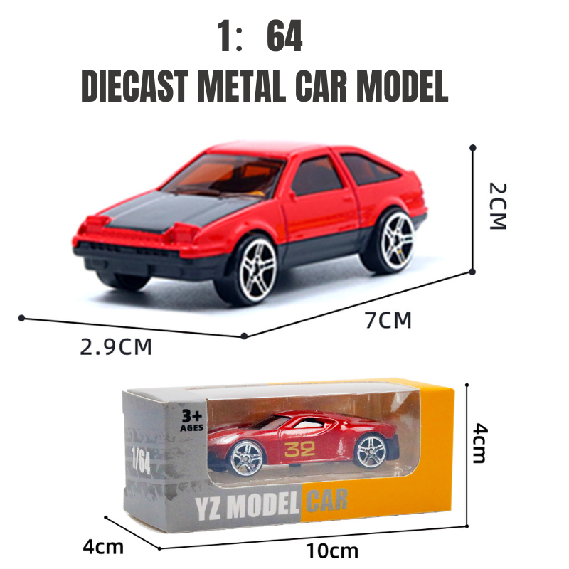 Màu Ngẫu Nhiên - Mô Hình Xe 1/64 Nhiều Màu - Dài 7cm - cao 2cm - nặng 200gram - Figure Oto - FULL BOX : box màu SKU : oto433 - K71-T1-S10