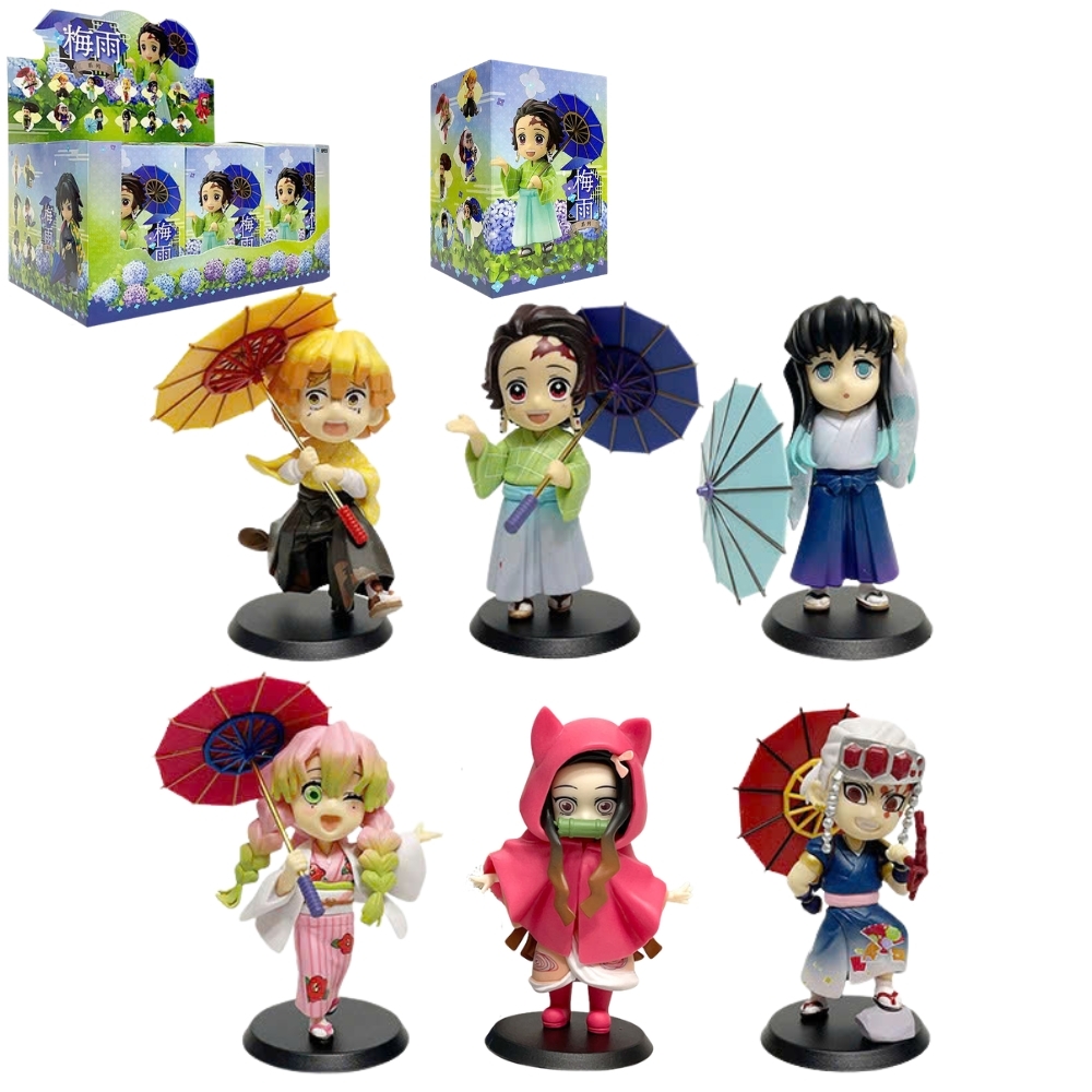 ( Giá 1 con - Bộ 6 con - Đặt Số Lượng 6 ) - Bộ 6 nhân vật Thanh Gươm Diệt Quỷ - SKU : hm191 - (VAT : G873-84)