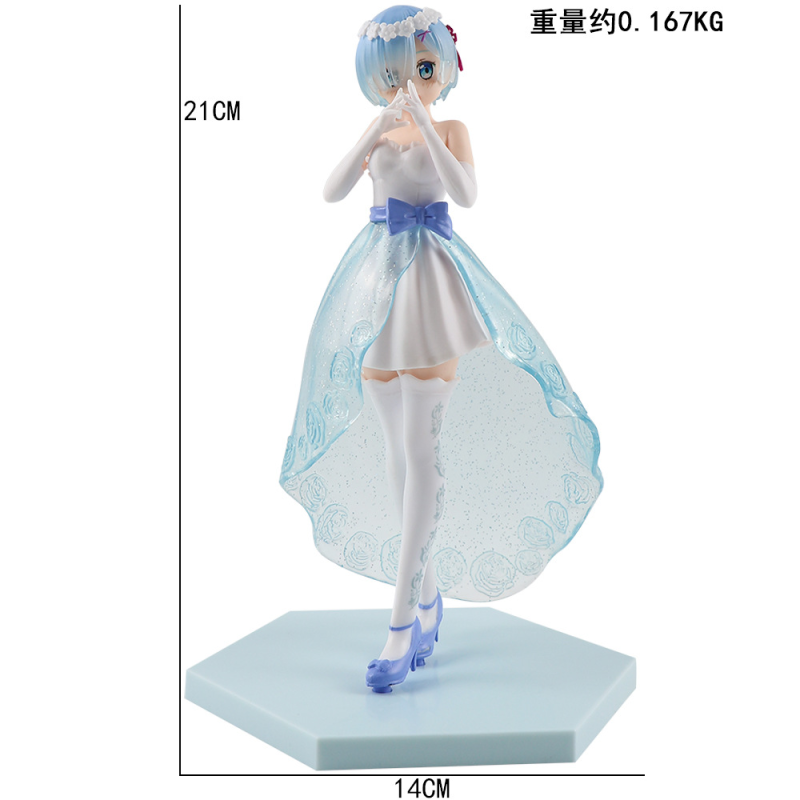 Mô hình nhân vật nữ (No brand)  , cao :21cm nặng : 167g -Box màu- SKU : g104 (VAT: 002-06-60) K19-T2-S2