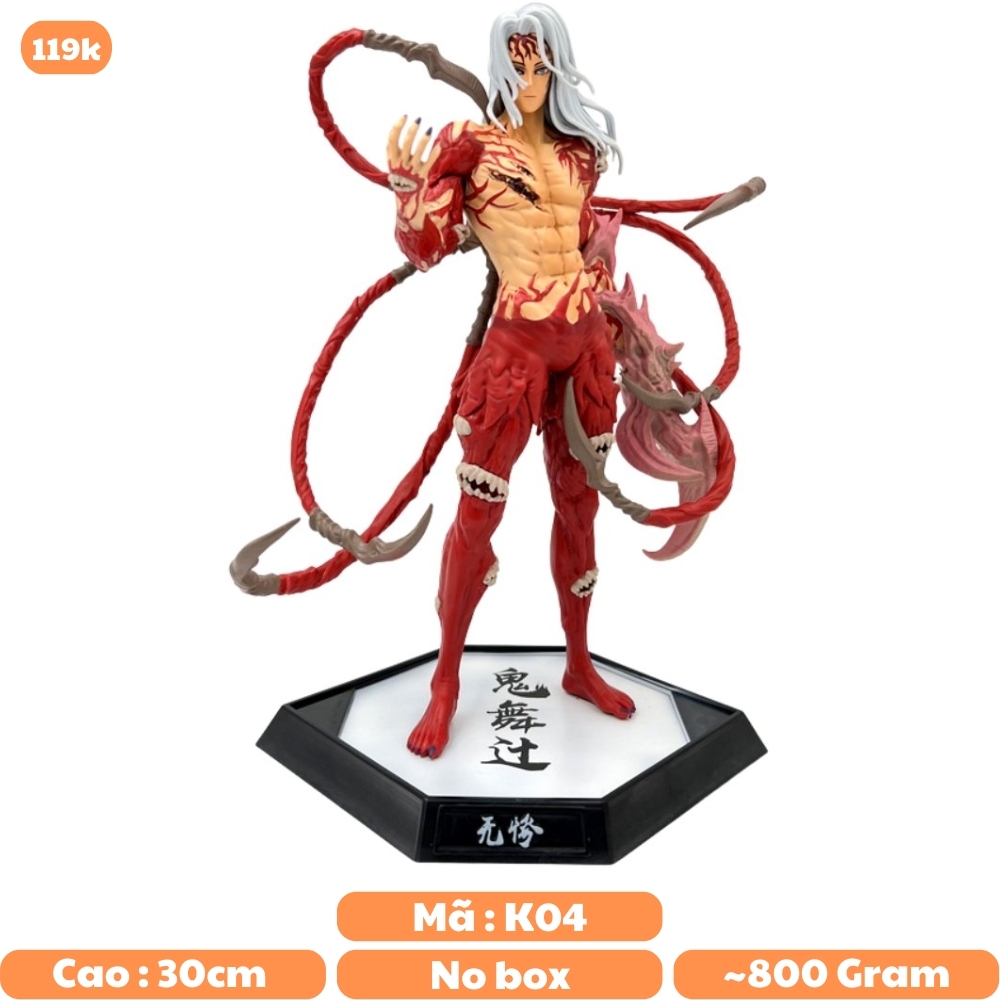 Hàng Loại 1 - Mô Hình Kimetsu No Yaiba Chúa Quỷ Muzan dáng đứng siêu ngầu cao 30cm nặng 800g - Figure Thanh gươm diệt quỷ - No Box - B - 9