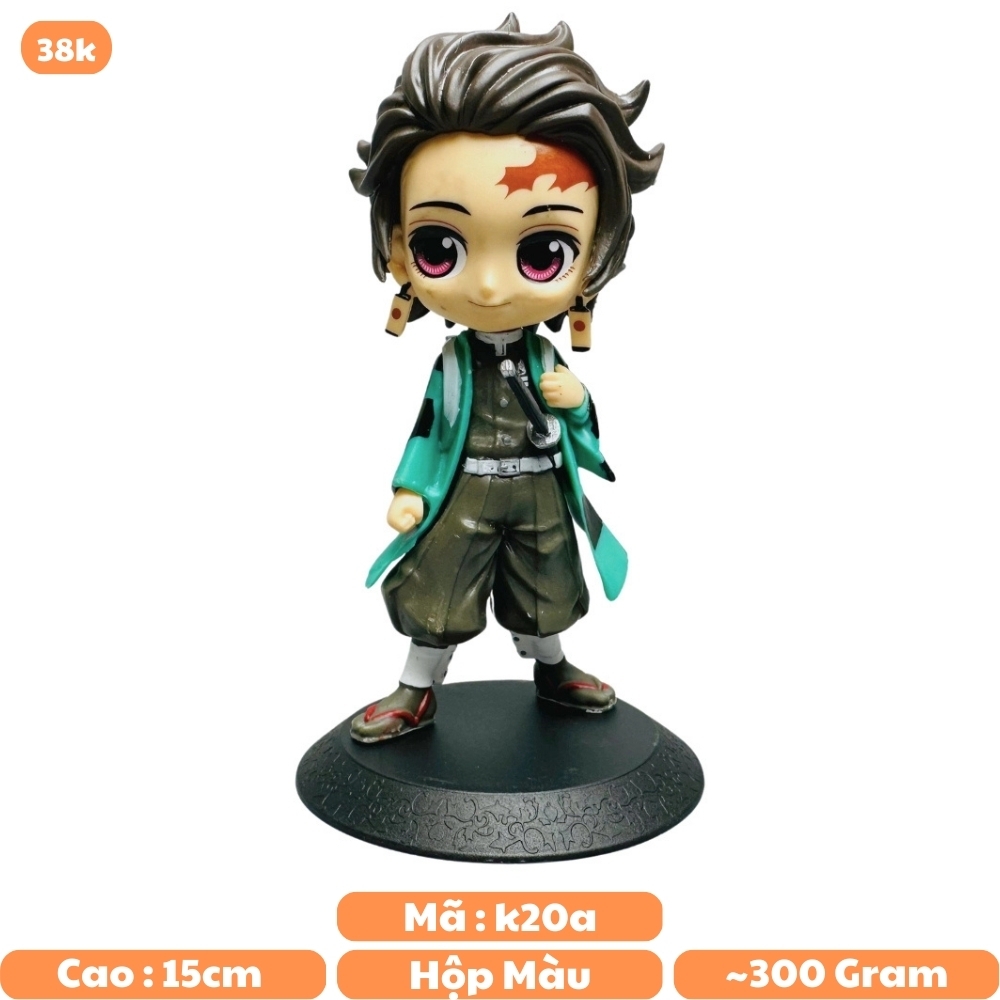 Mô Hình POP Kimetsu No Yaiba tannjirou dáng đứng cao 15cm - 300gram - Figure Thanh gươm diệt quỷ - Bọc Túi Opp - Hộp màu - N1-K38-T1-S5