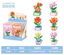 Combo 6 mẫu bộ lắp ghép chậu hoa. SKU: LG-W1506 ( VAT 001-C6-30 ) - K115-T1-S1-2