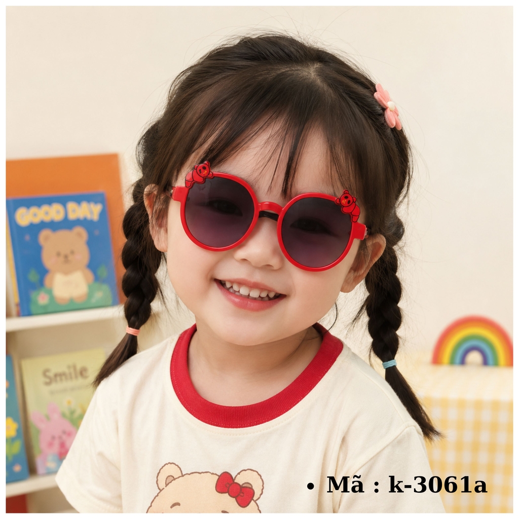 Kính mắt trẻ em dễ thương - SKU :  K-3061 - (VAT: 2012-01-6 ) - K1-T4-S10