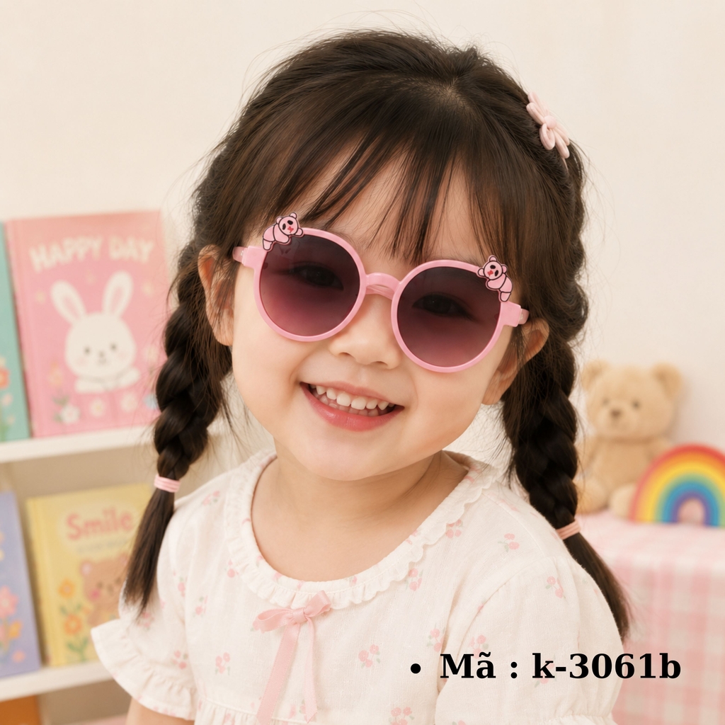 Kính mắt trẻ em dễ thương - SKU :  K-3061 - (VAT: 2012-01-6 ) - K1-T4-S10