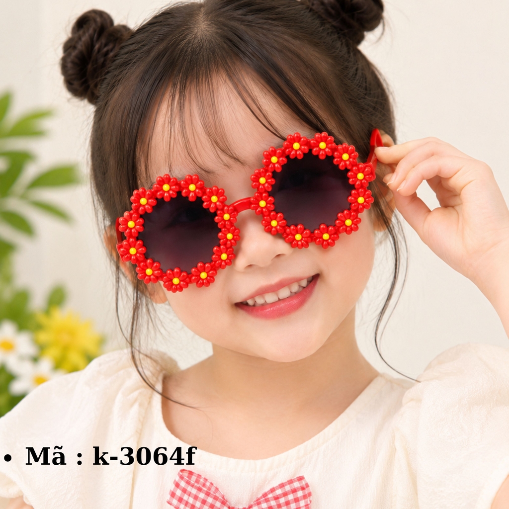 Kính mắt trẻ em dễ thương - SKU :  K-3064 - (VAT: 2012-01-6) - K1-T3-S7