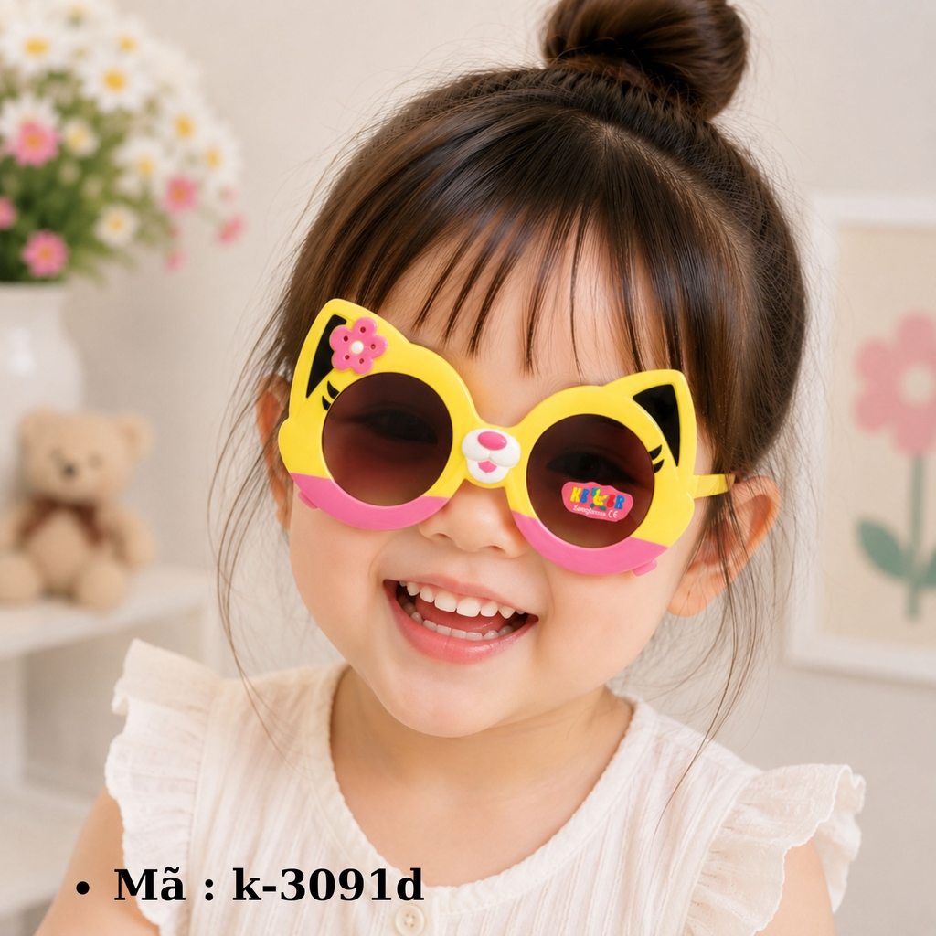 Kính mắt trẻ em dễ thương - SKU :  K-3091 - (VAT: 2012-01-6) - K1-T3-S4