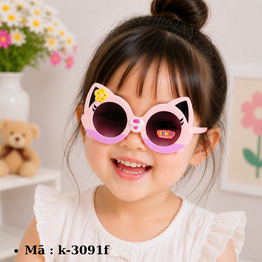 Kính mắt trẻ em dễ thương - SKU :  K-3091 - (VAT: 2012-01-6) - K1-T3-S4