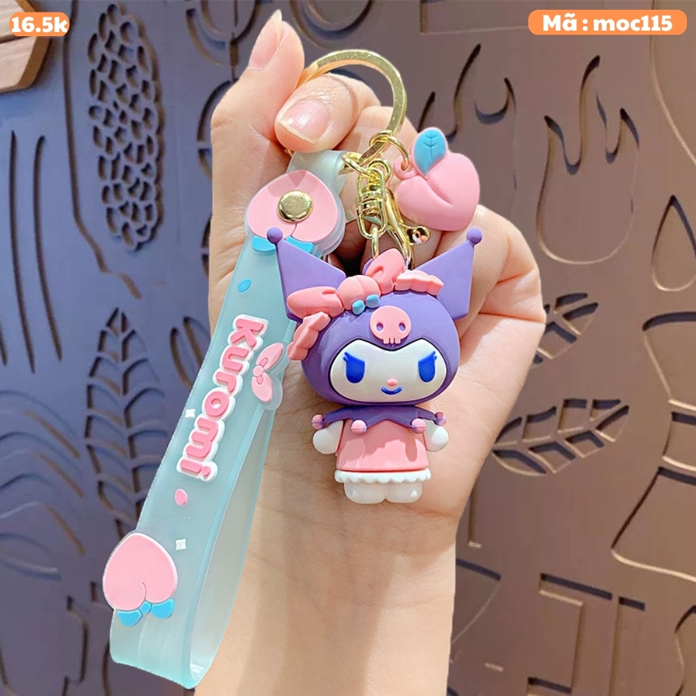 móc khóa kuromi tím - Dây móc dài : 11cm - Mô Hình Cao : 4.5cm - Nặng : 50gram - No Box : bọc túi OPP - K79-T1-S6