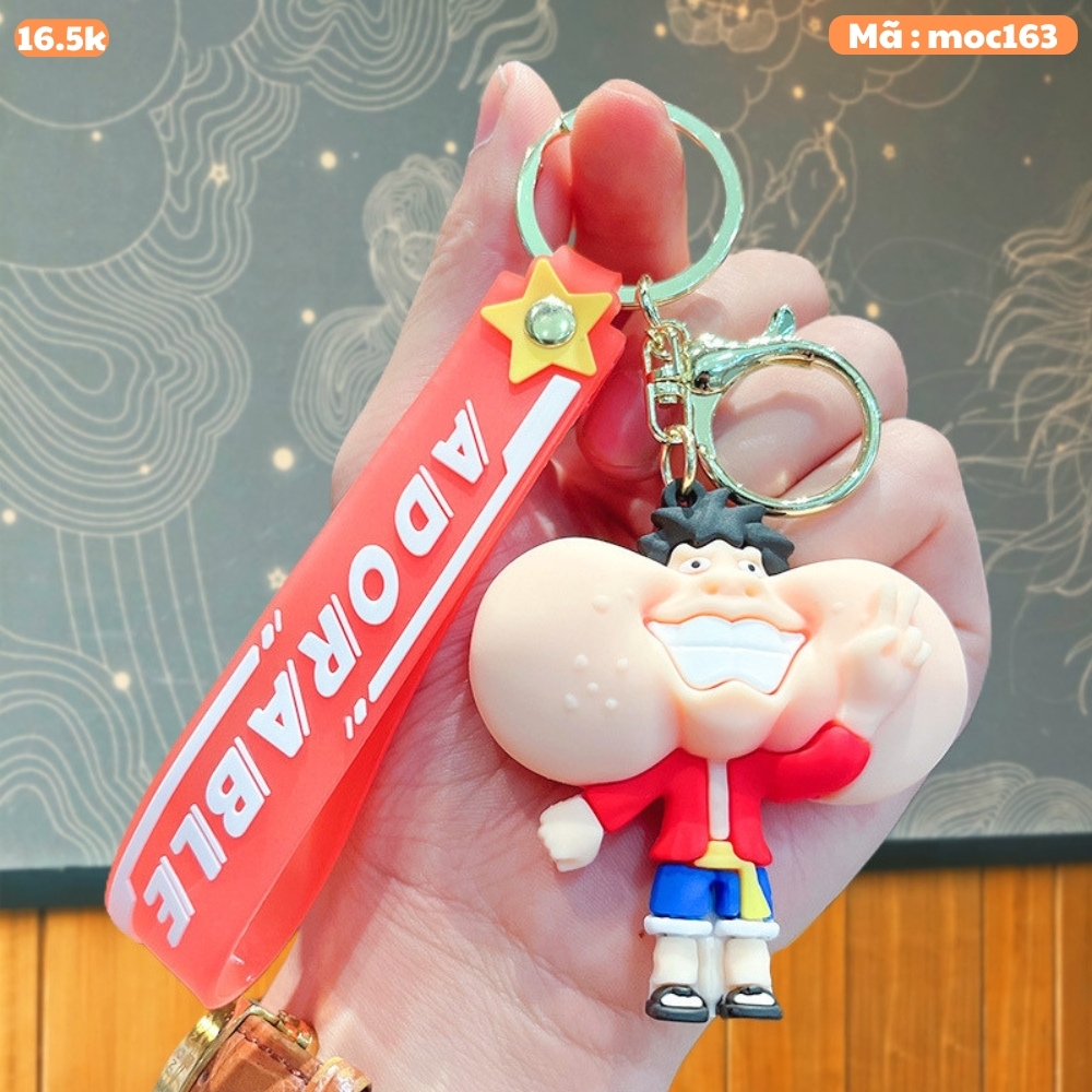 móc khóa luffy phình má - Dây móc dài : 10cm - Mô Hình Cao : 6cm - Nặng : 50gram - No Box : bọc túi OPP n3-k62-t3-s4