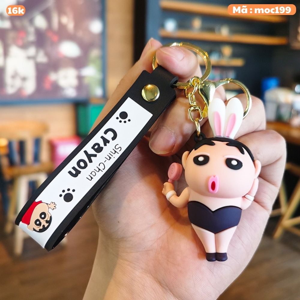 móc khóa shin vũ công - dây dài 11cm mô hình cao 6cm - nặng : 50gram - no box K79-T4-S5