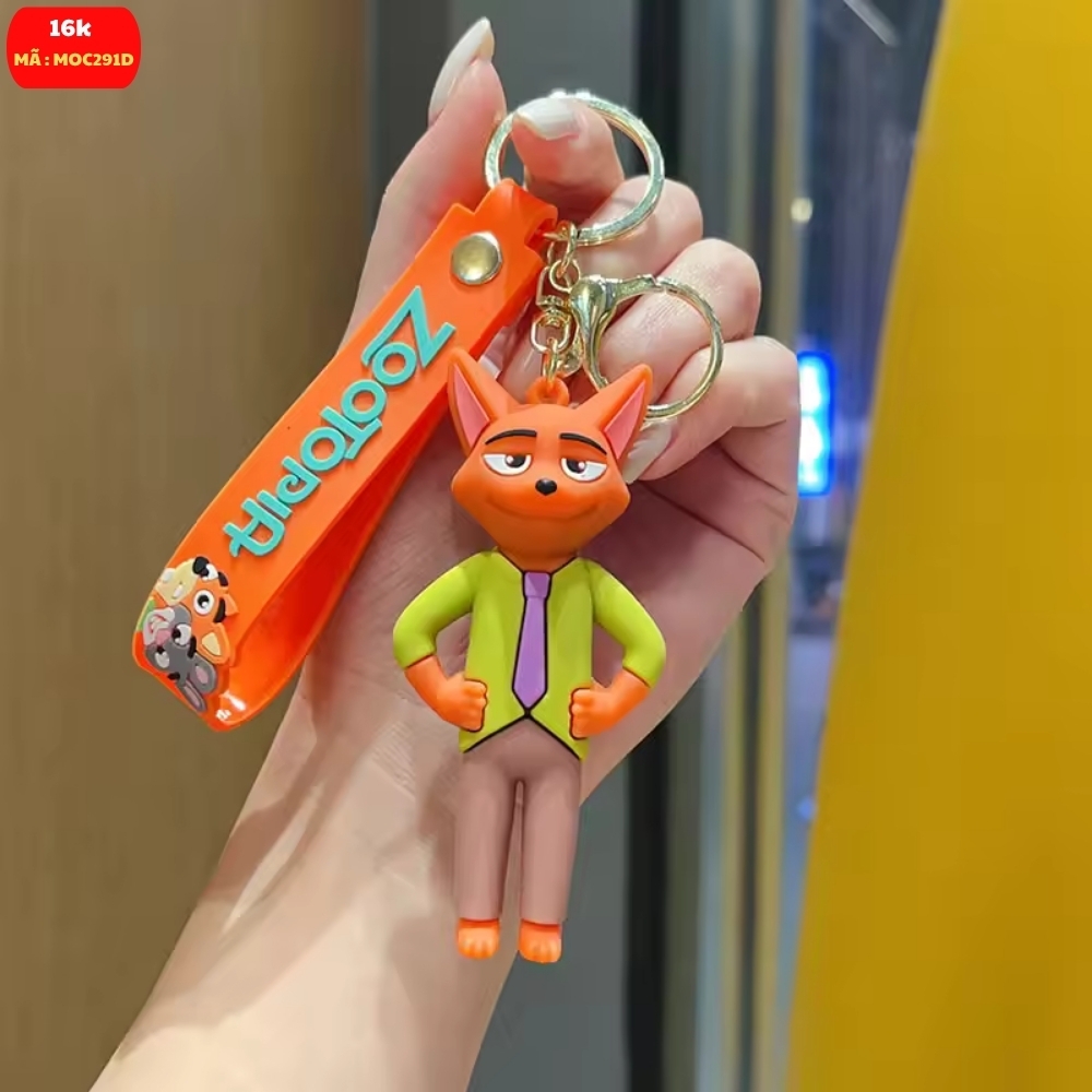 Móc Khóa Nick Wilde Zootopia - Dài 8.5cm , Rộng 3cm - Nặng 50gram - SKU: moc291d - (Vat:88223-7) - K77-T5-S3