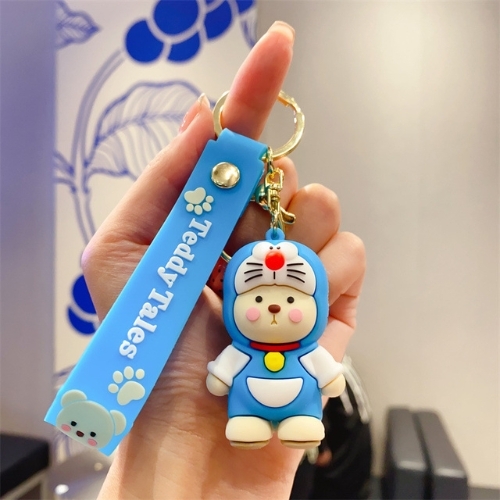 Móc khóa trang trí - gấu cosplay doremon - Dài 5cm - Rộng 4cm - Nặng 50gram - SKU : moc292 - ( Vat : MK001 ) - K77-T2-S9