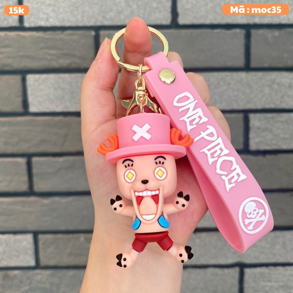 Móc Khóa Tony Chopper - Dây móc dài : 11cm - Mô Hình Cao : 6.8cm - Nặng : 50gram - No Box : bọc túi OPP - N3-K16-T3-S2