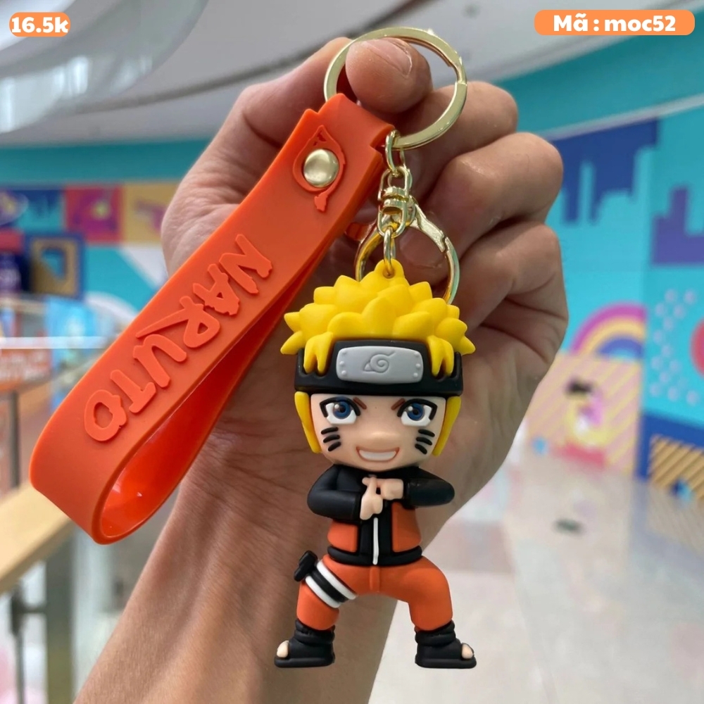 Móc Khóa Naruto - Dây móc dài : 10cm - Mô Hình Cao : 7cm - Nặng : 50gram - No Box : bọc túi OPP - K77-T3-S1